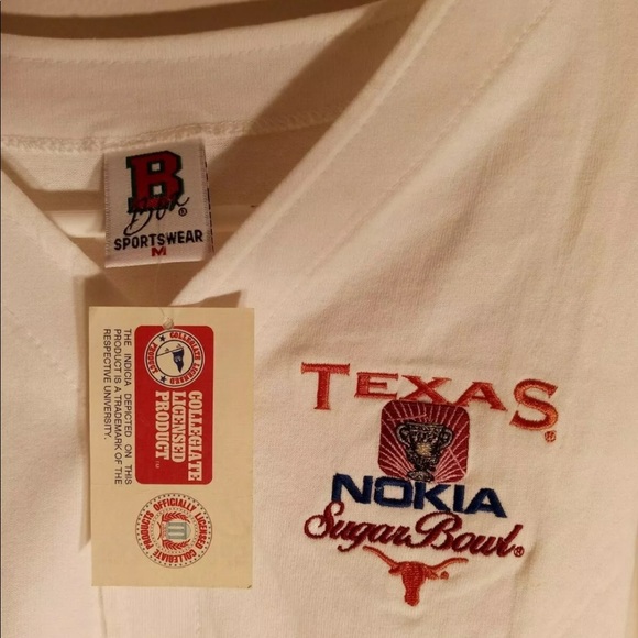 University of Texas Longhorns Boa Pro Classic Baseball Cotton Jersey Made in USA - Picture 5 of 6